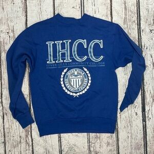 Vintage Inver Hills Community College Minnesota 1980s Crewneck Sweatshirt